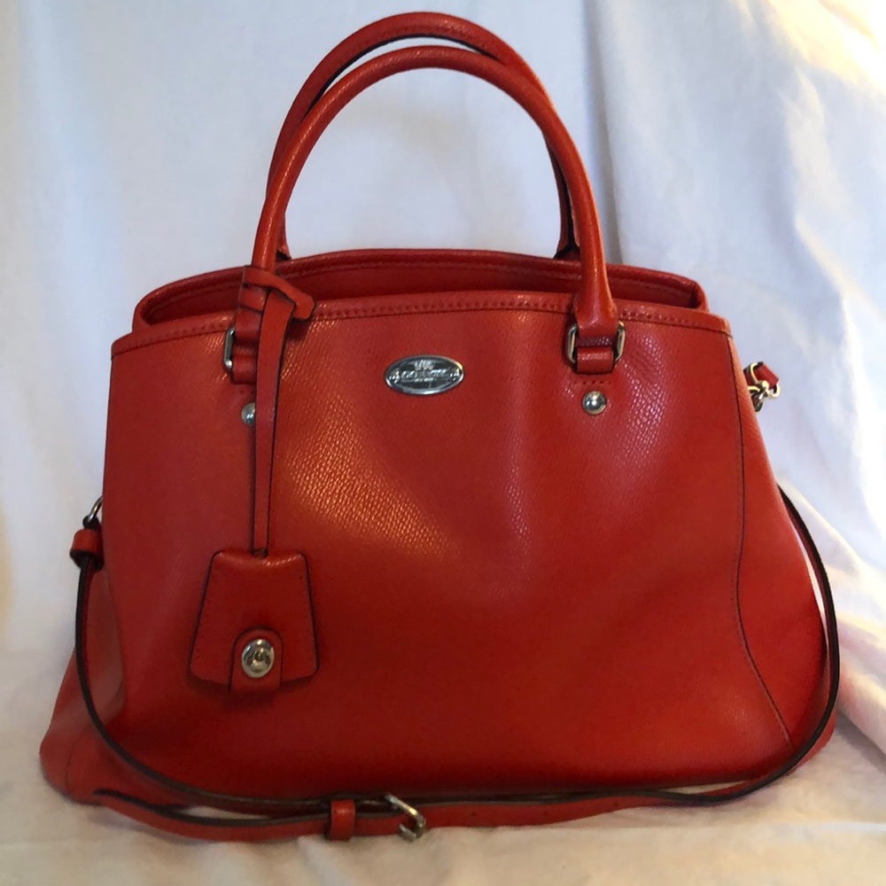 Coach pebble leather satchel